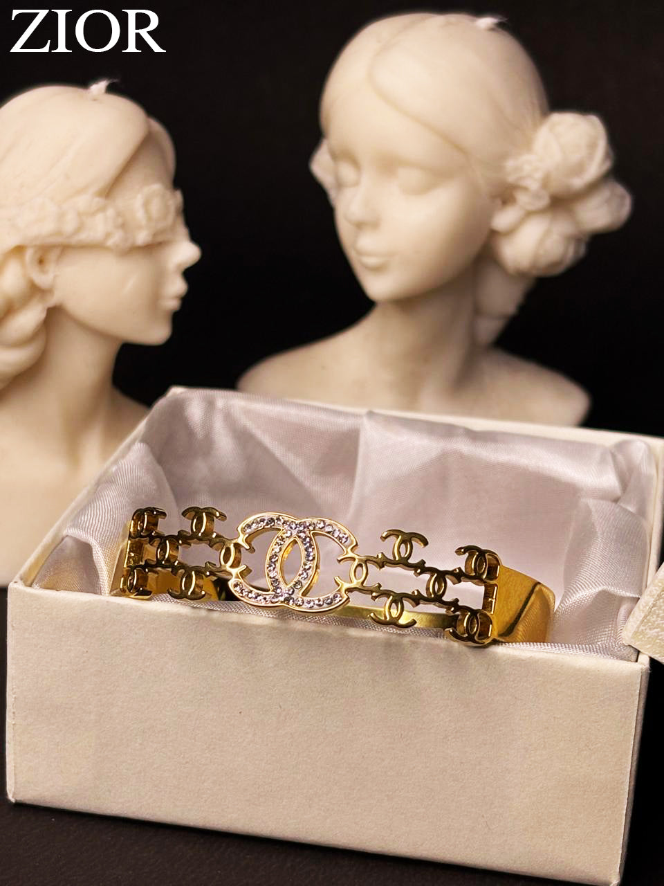 ZIOR Women's Gucci Gold-Plated Designer Bracelet