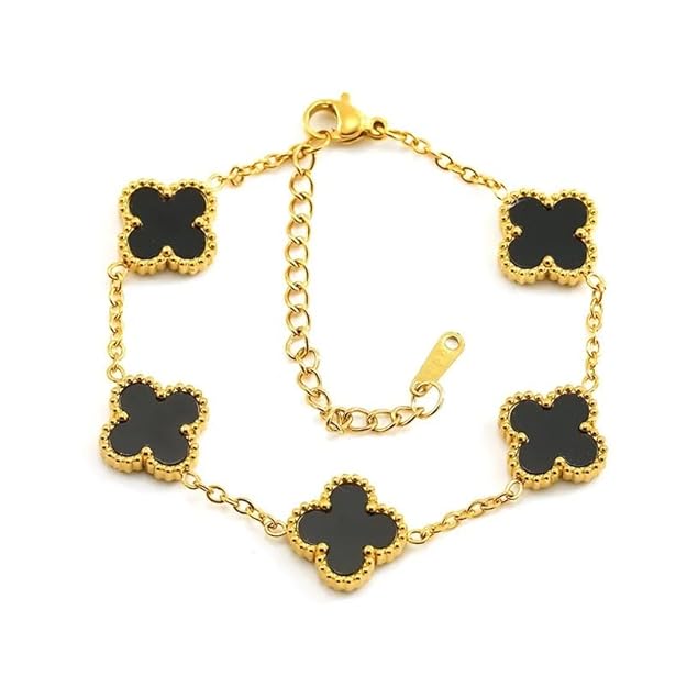 Black Clover Charm Bracelet