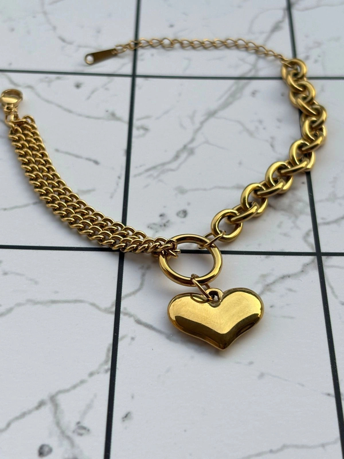 HEAVY ON HEART BRACELET