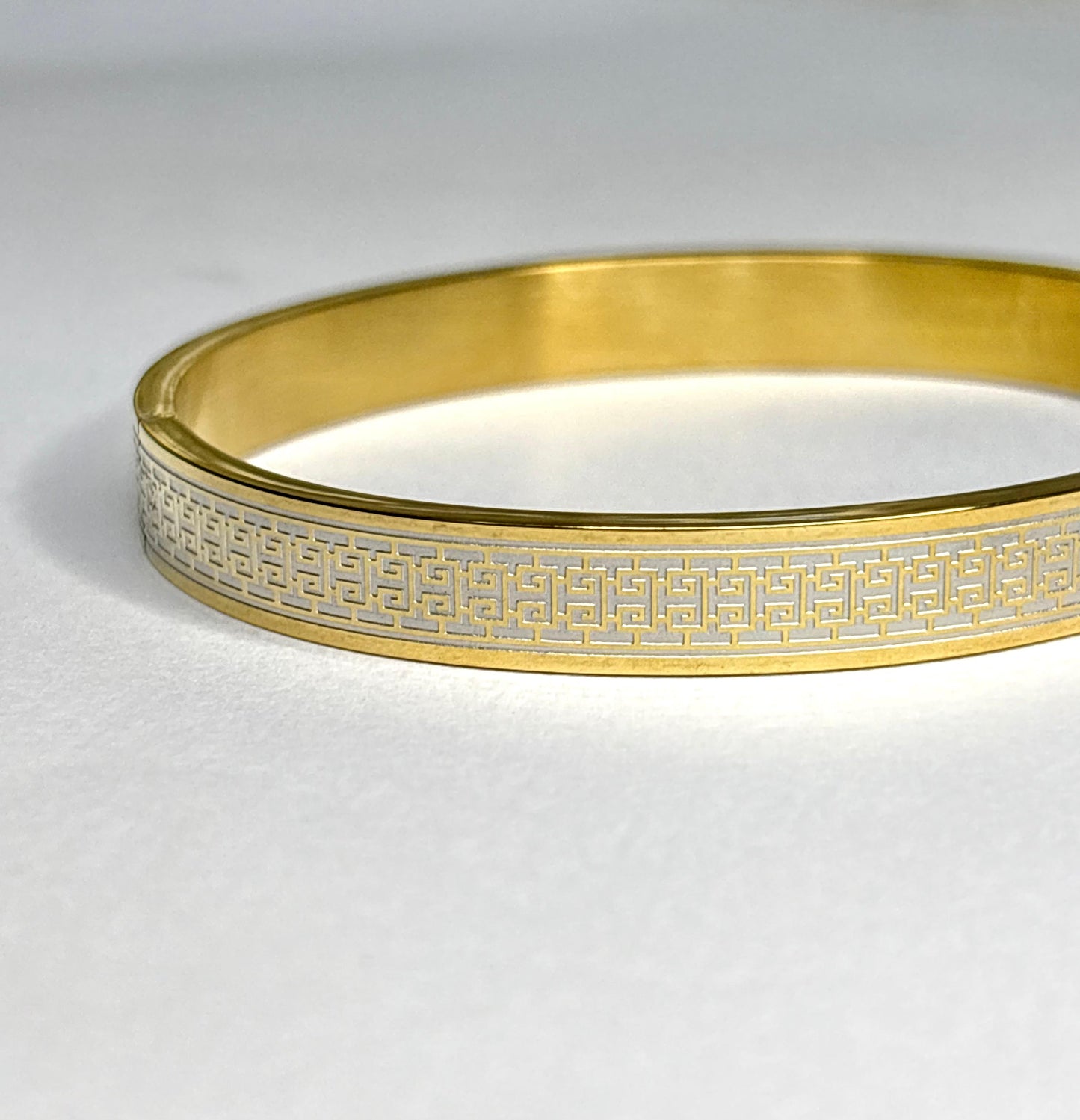 Stylish Anti-Tarnish Gold Design Bangle Bracelet for Men & Women | Korean Fashion Jewellery