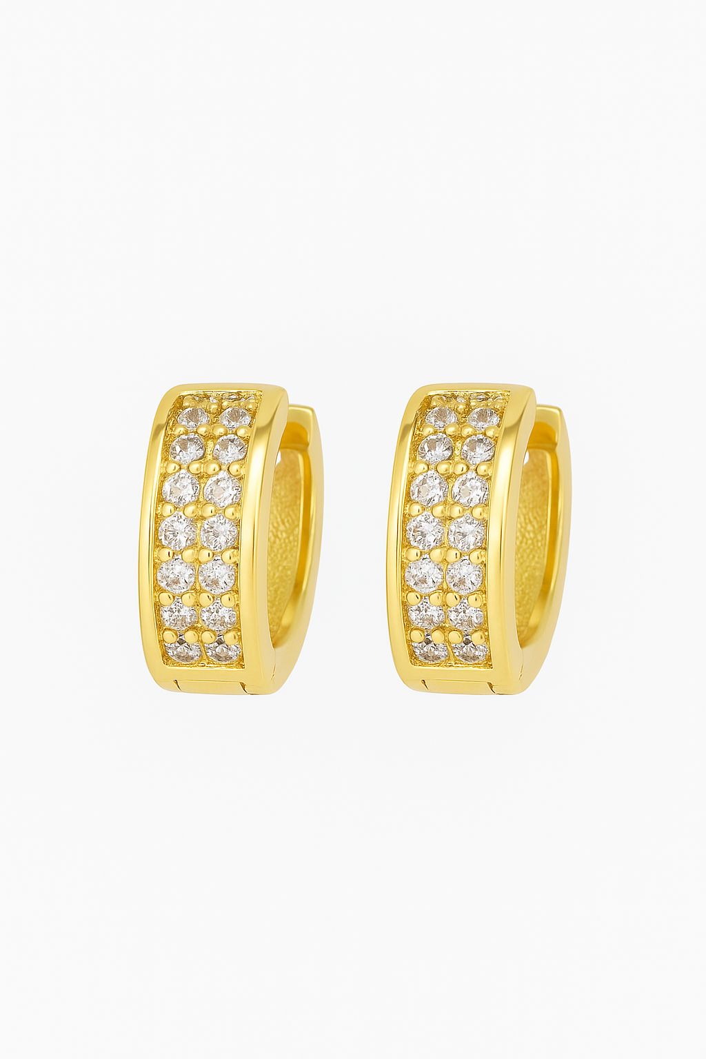 ZIOR - Korean Fashion Anti-Tarnish Gold Plated Small Hoop Earrings for Women