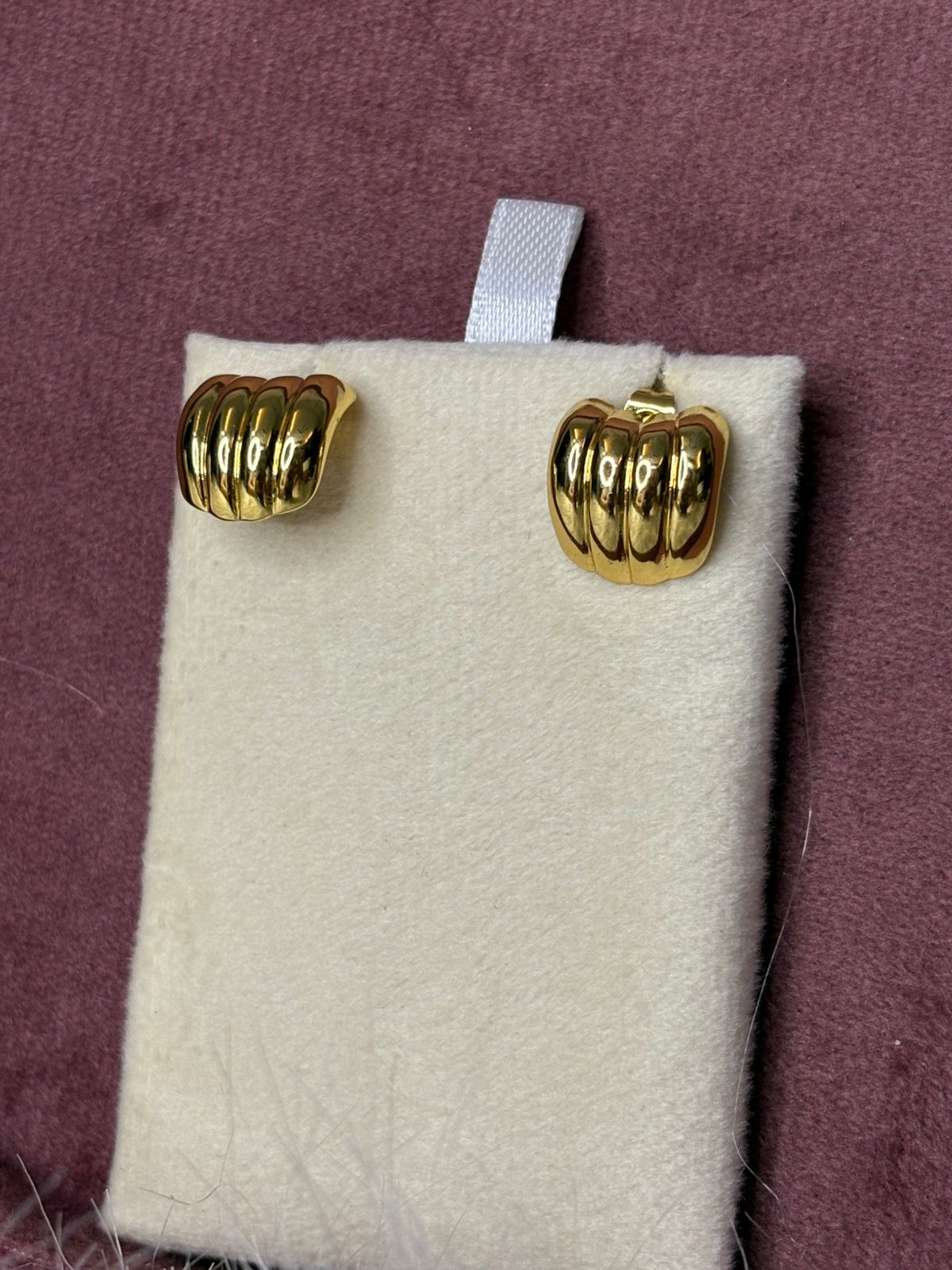 Small triple line Wave Earrings / Tops