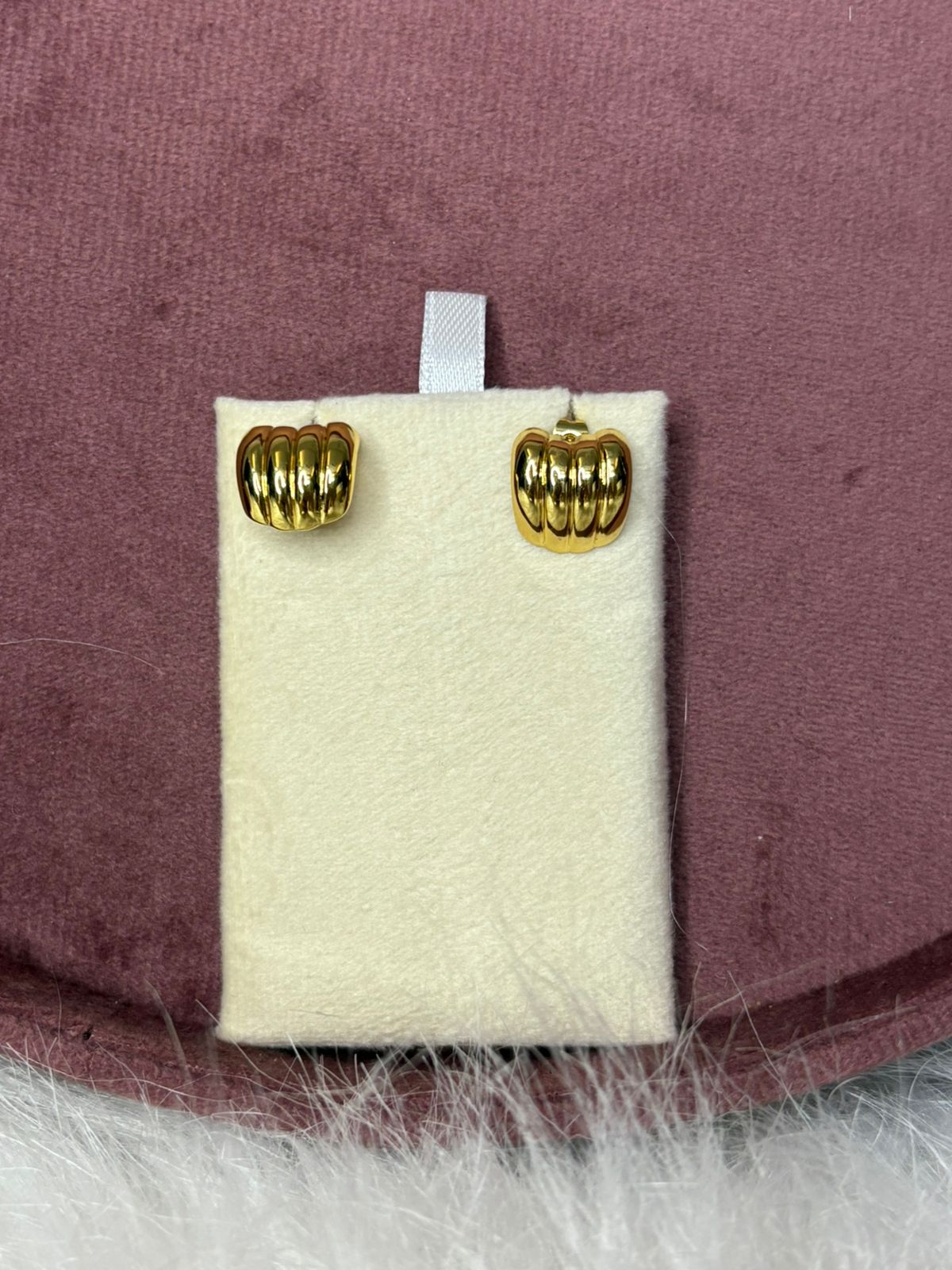 Small triple line Wave Earrings / Tops