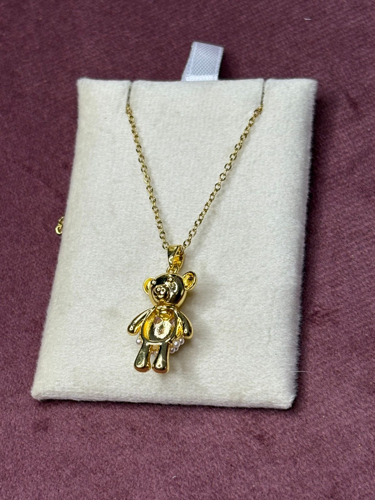 2-in-1 Teddy Bear Necklace - Dual Look Teddy Necklace