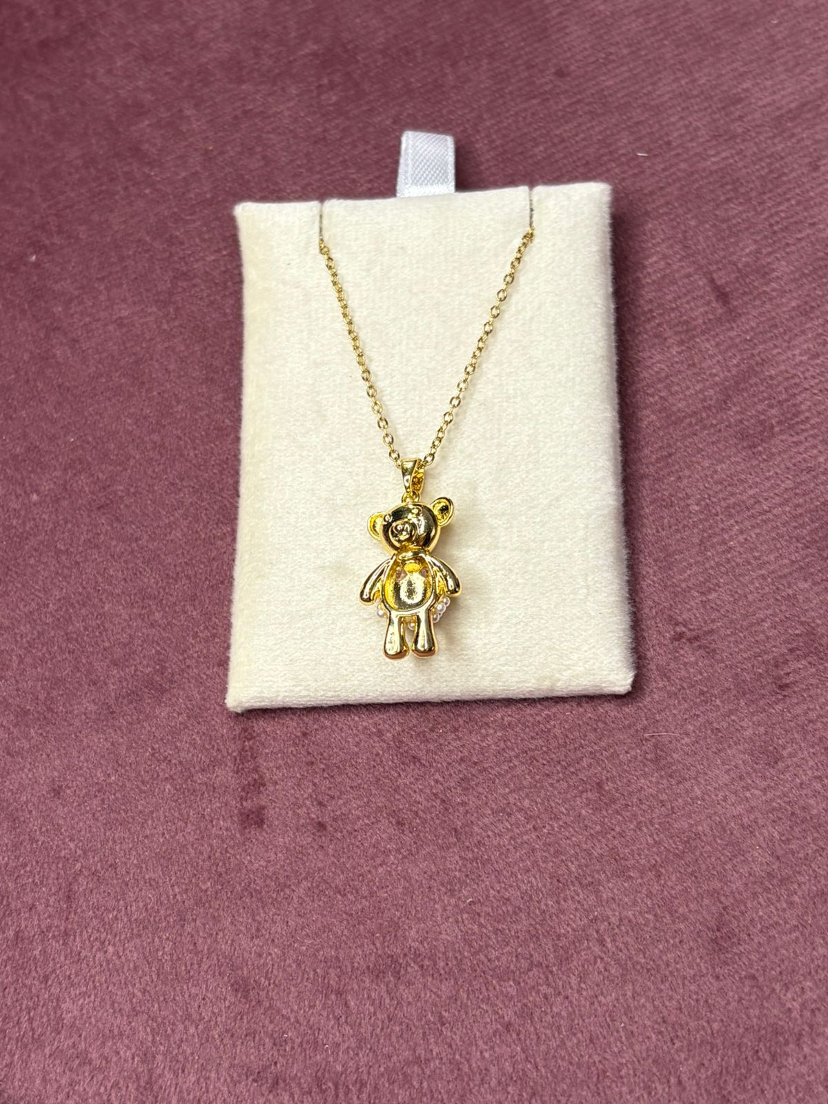 2-in-1 Teddy Bear Necklace - Dual Look Teddy Necklace