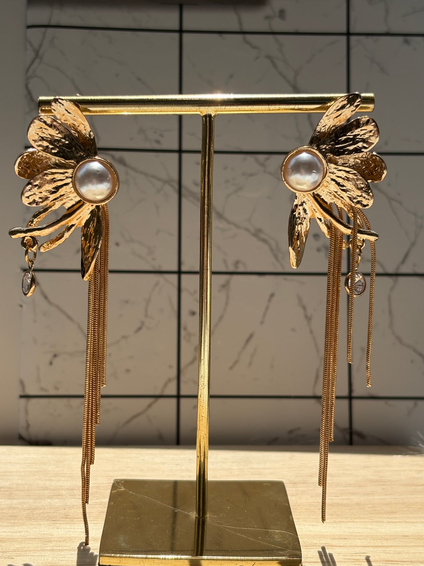 Golden- Bloom Tassel Drops