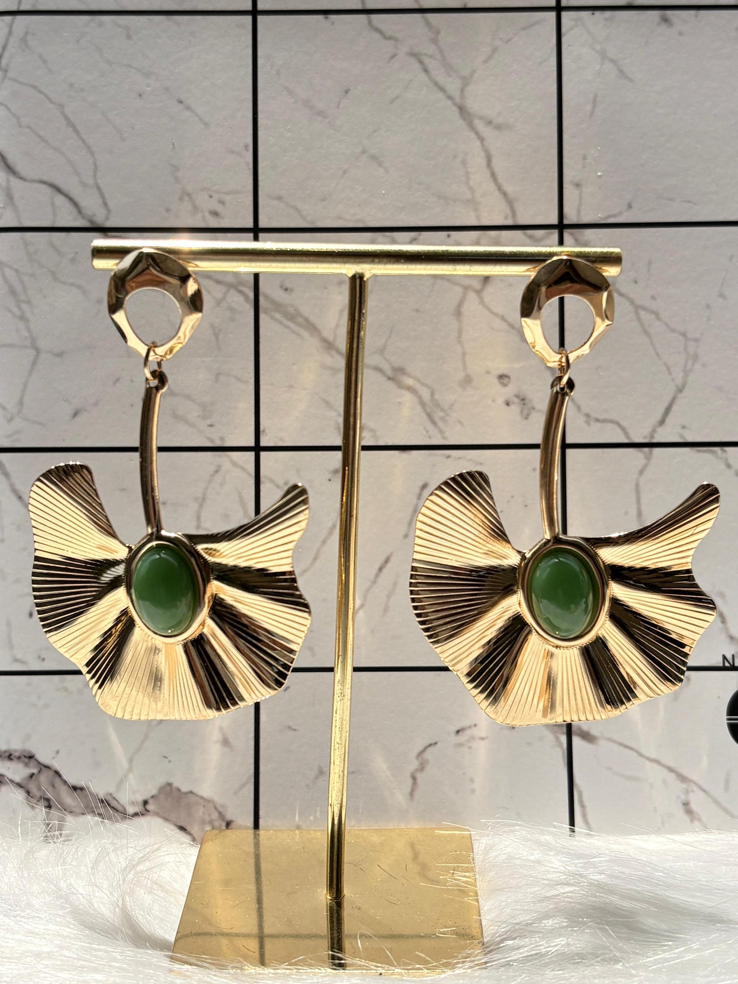 EMERALD BLOOM EARRINGS