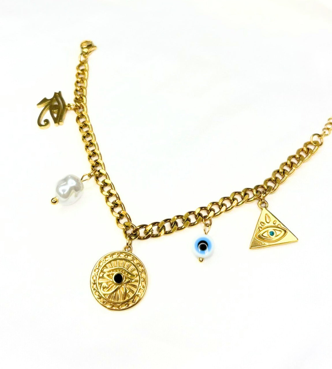 Mystic Evil Eye Charm Bracelet