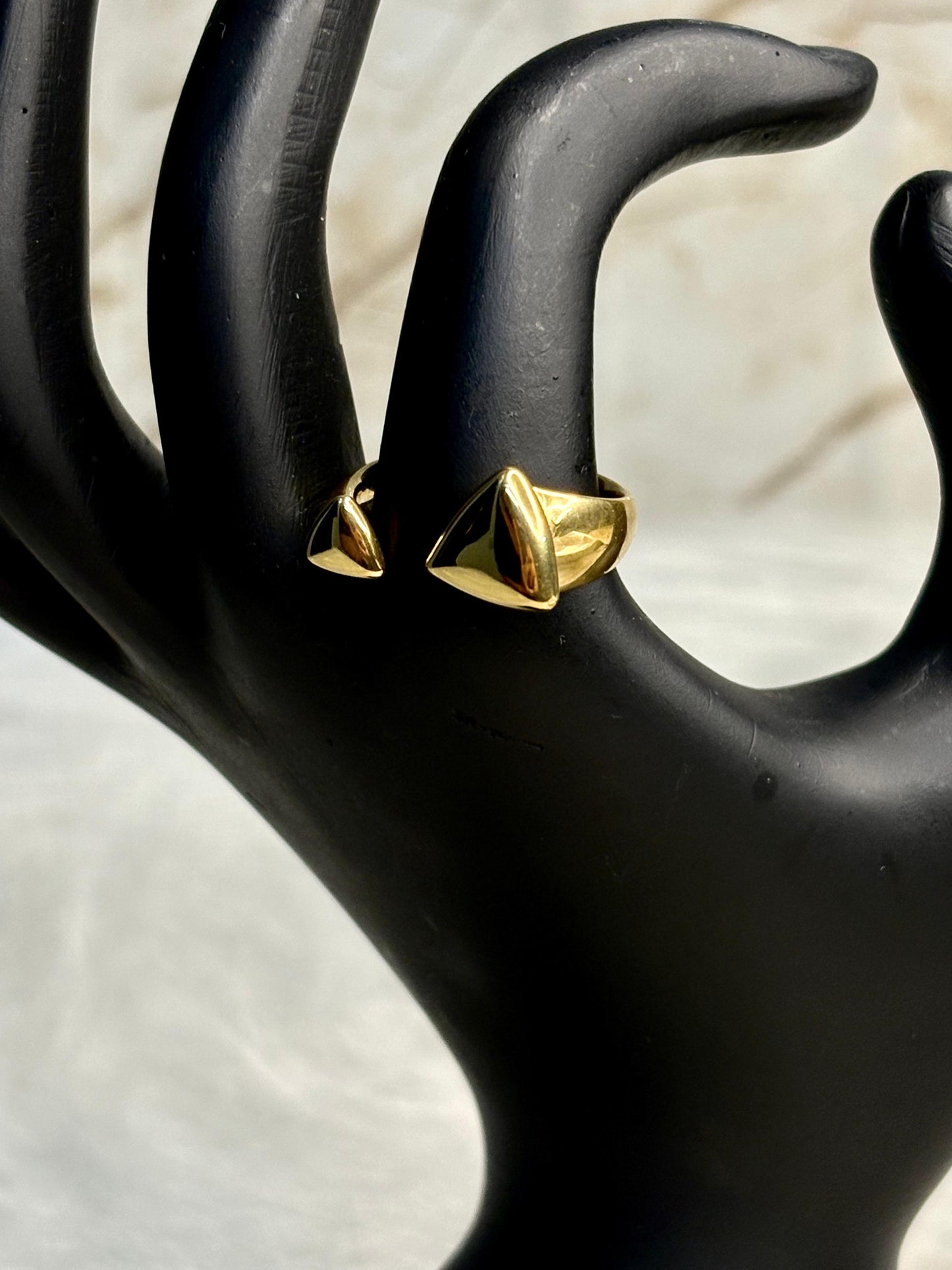Durable Anti-Tarnish Gold Plated Modern Design Ring | Korean Inspired Women's Finger Jewellery