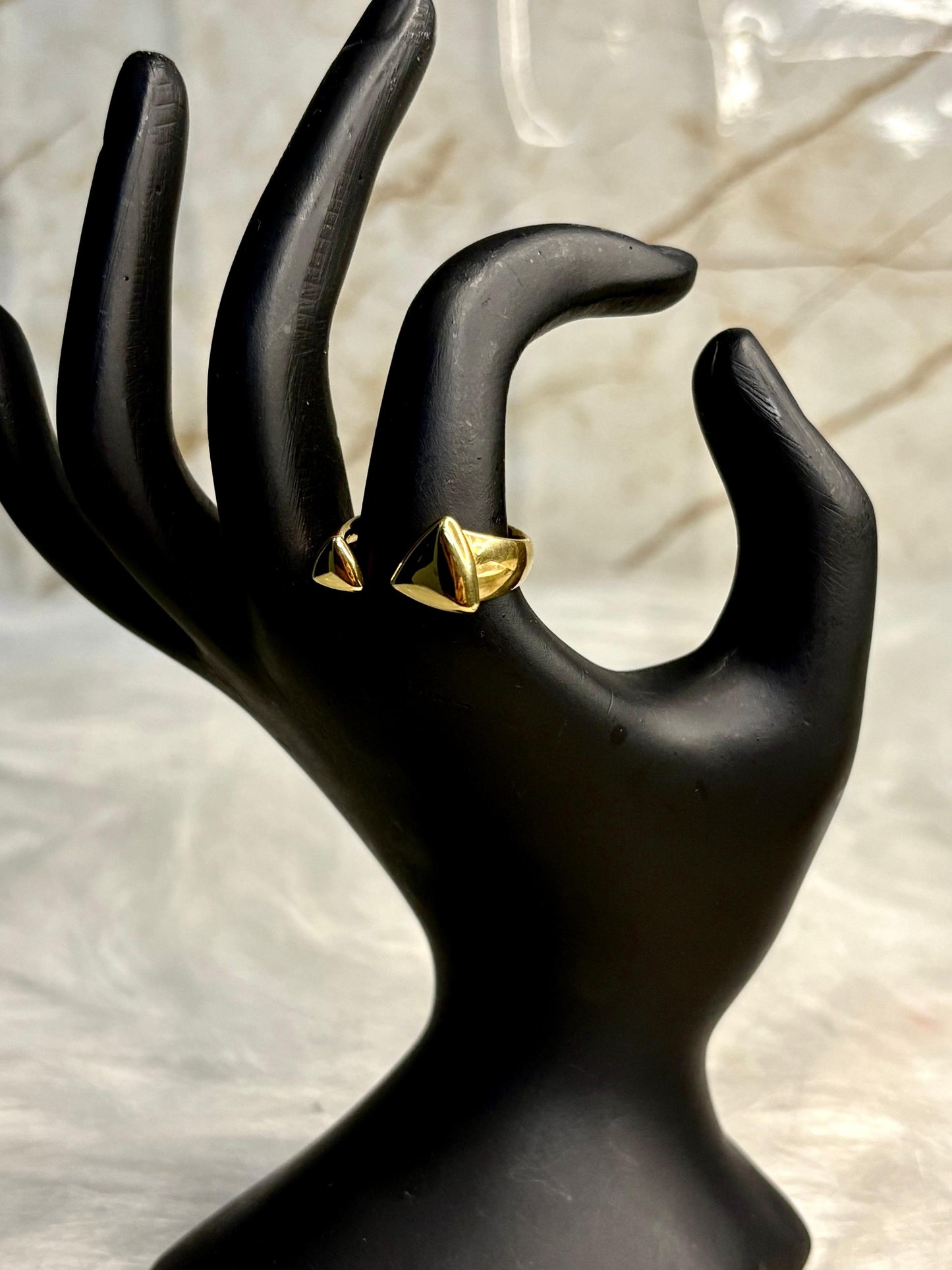 Durable Anti-Tarnish Gold Plated Modern Design Ring | Korean Inspired Women's Finger Jewellery