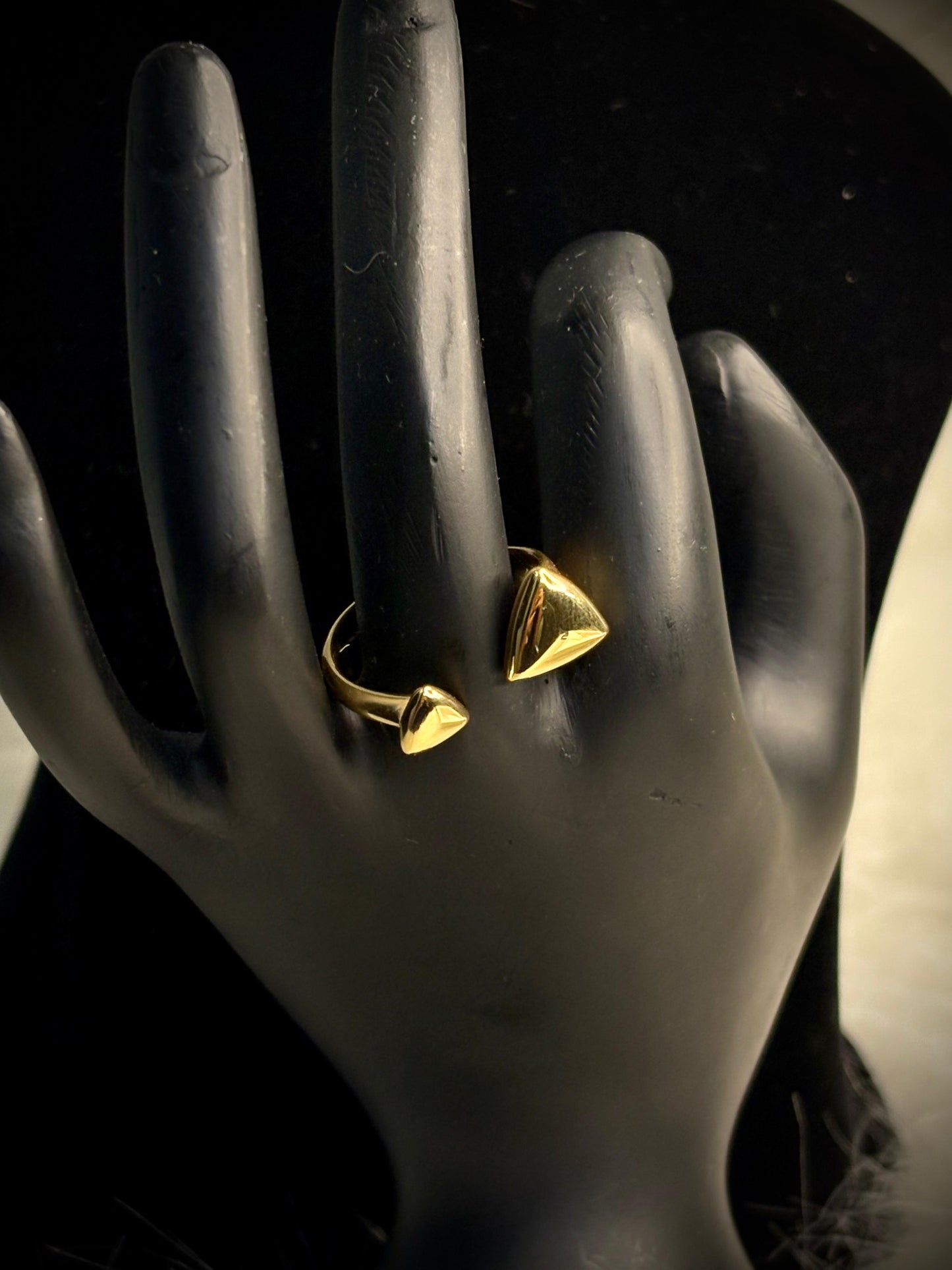 Durable Anti-Tarnish Gold Plated Modern Design Ring | Korean Inspired Women's Finger Jewellery