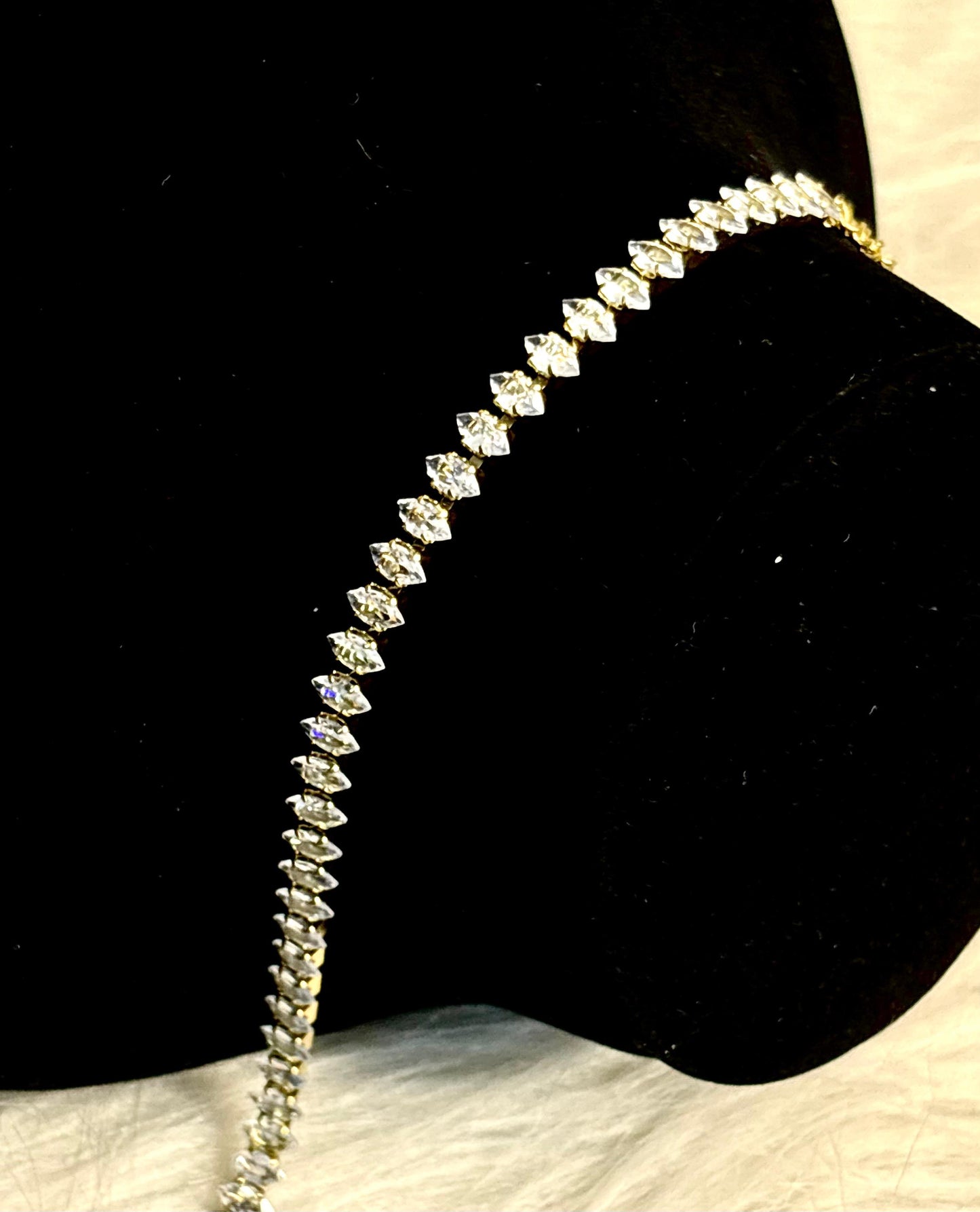 Durable Anti-Tarnish Dainty Sparkly Crystal Stone Bracelet | Korean Fashion Women's Jewellery