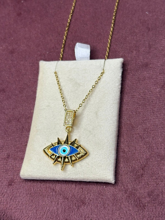 Evil-Eye Blue Necklace Chain