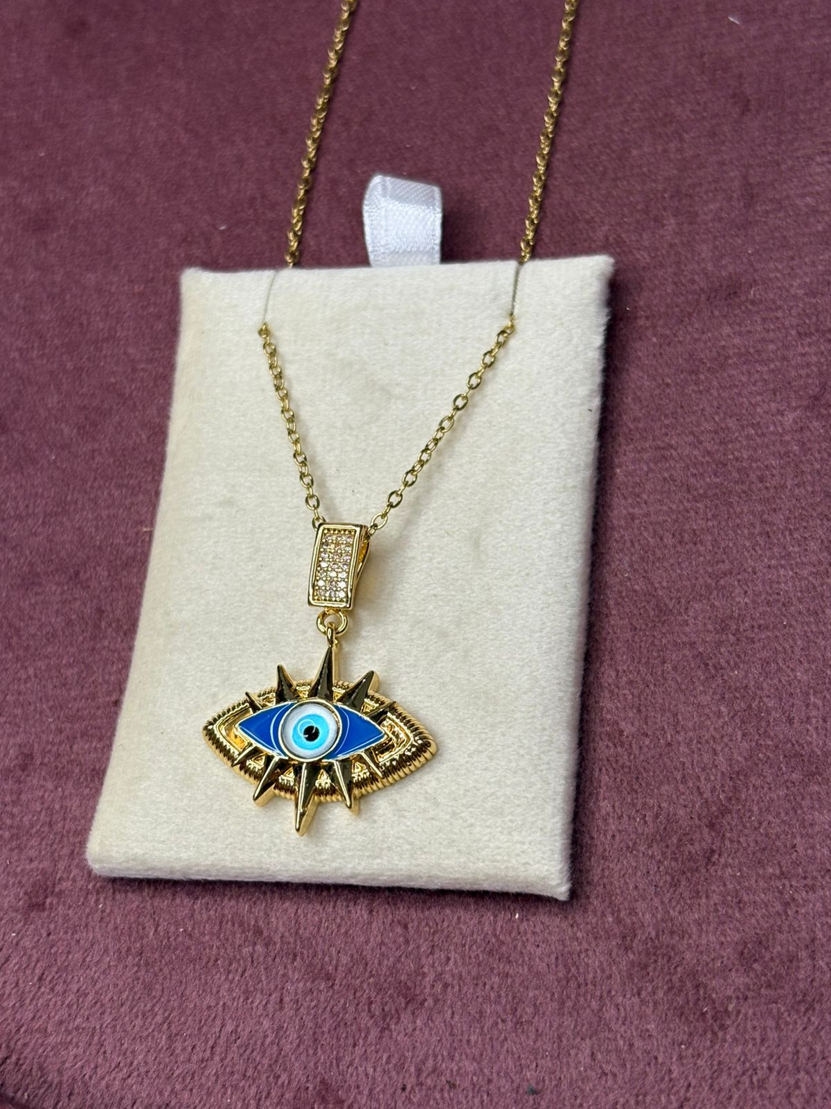 Evil-Eye Blue Necklace Chain