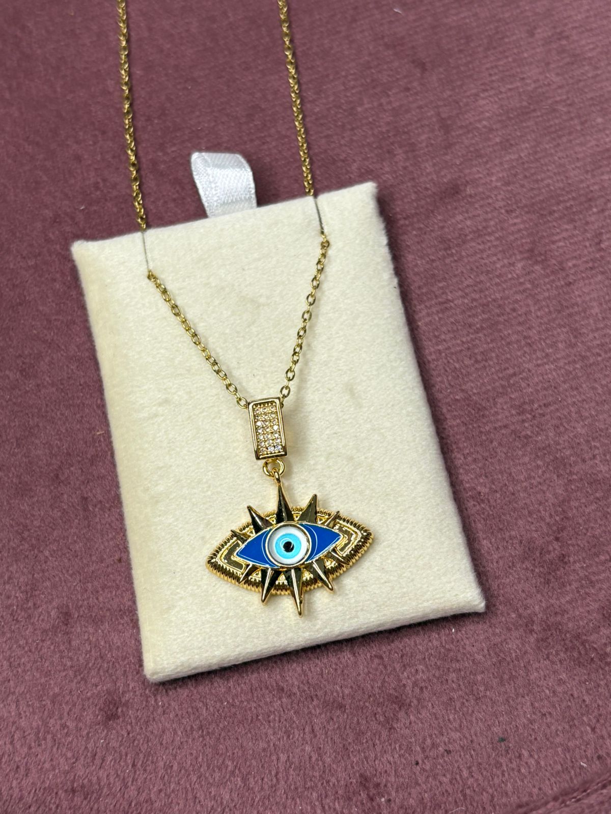 Evil-Eye Blue Necklace Chain