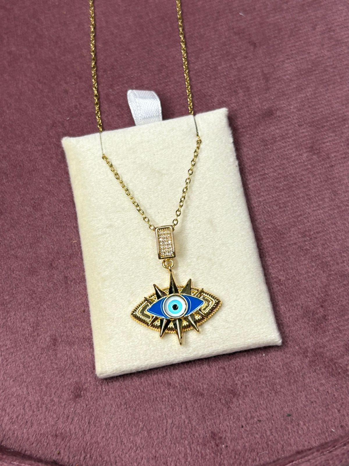 Evil-Eye Blue Necklace Chain