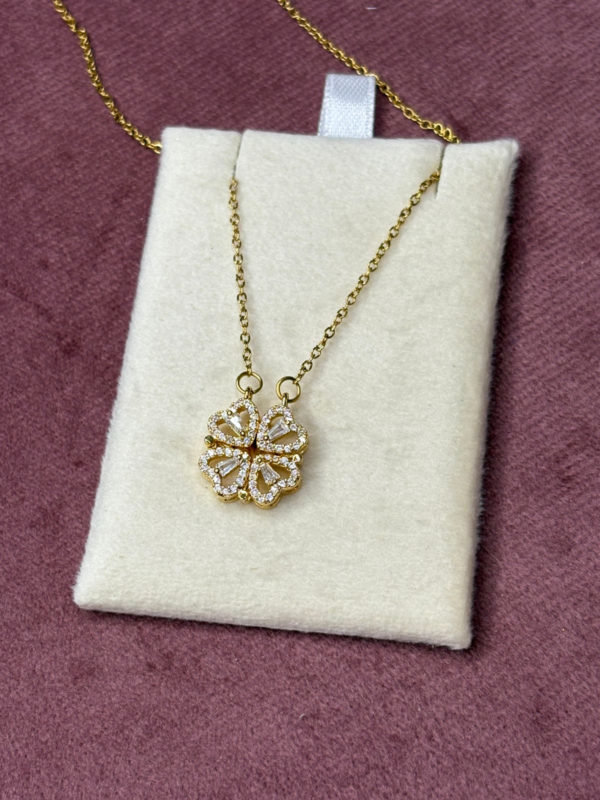 Chic 2-in-1  Floral Necklace Chain