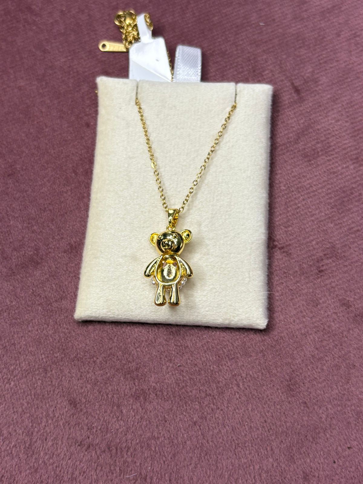 2-in-1 Teddy Bear Necklace - Dual Look Teddy Necklace