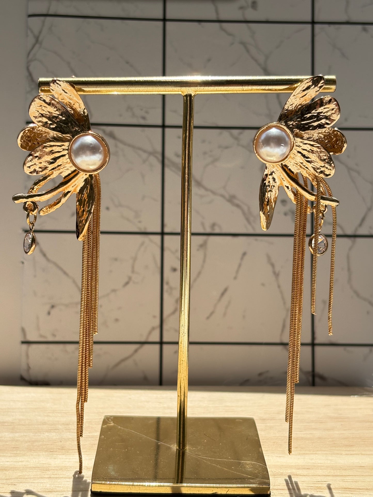 Golden- Bloom Tassel Drops
