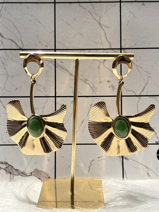 EMERALD BLOOM EARRINGS